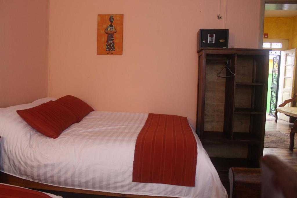 Postel nebo postele na pokoji v ubytování Hotel Andino
