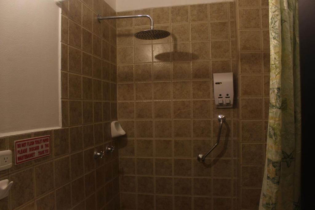Koupelna v ubytování Hotel Andino