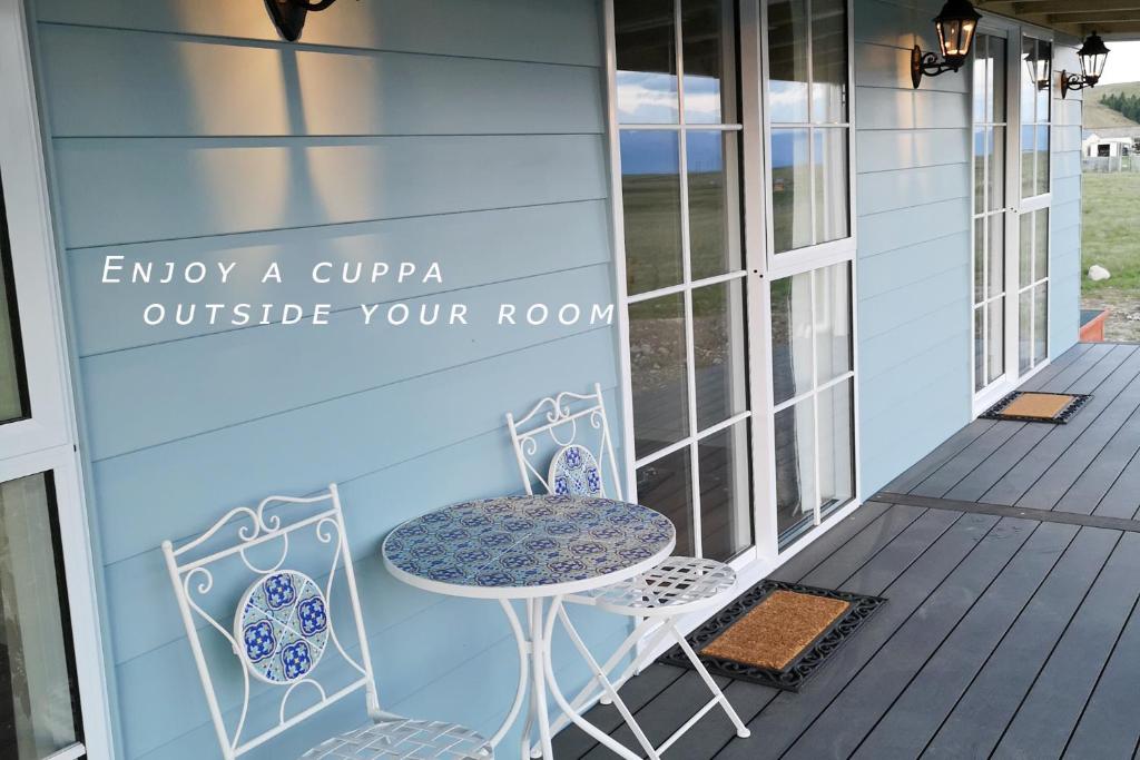 Balkón nebo terasa v ubytování Kahurangi Twizel Homestay Bed & Breakfast