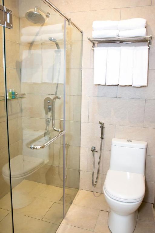 Koupelna v ubytování Casa Bonita Hotel