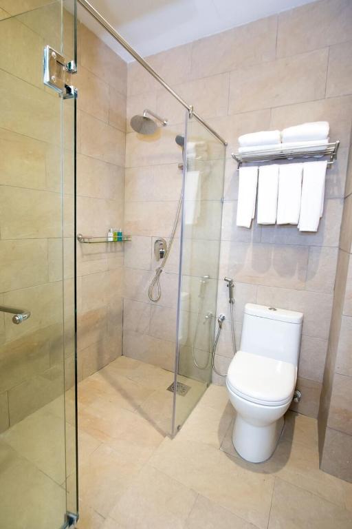 Koupelna v ubytování Casa Bonita Hotel