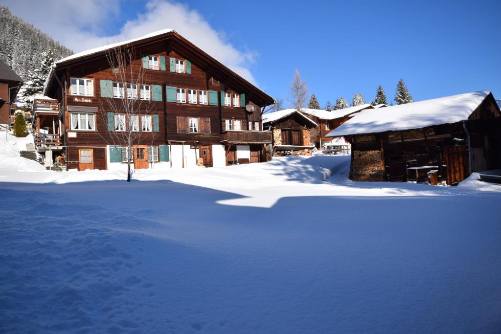 Chalet Bim Chilchli durante o inverno