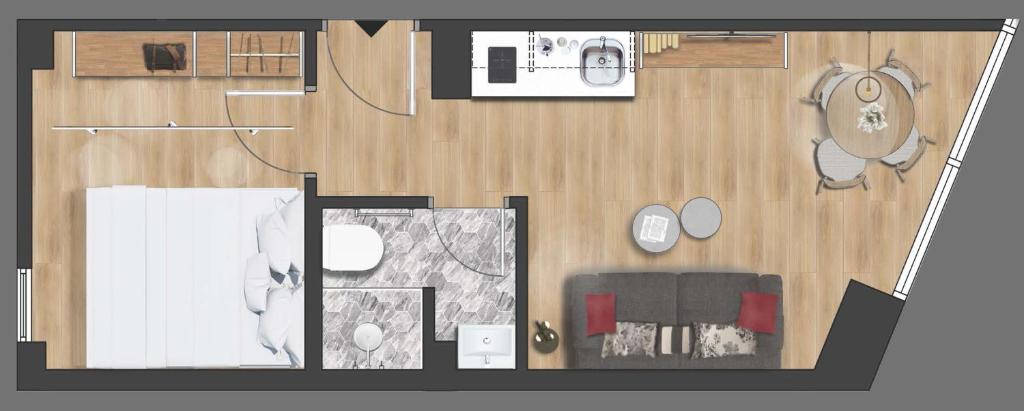 Plán poschodí v ubytovaní Syntagma Apartments by Olala Homes