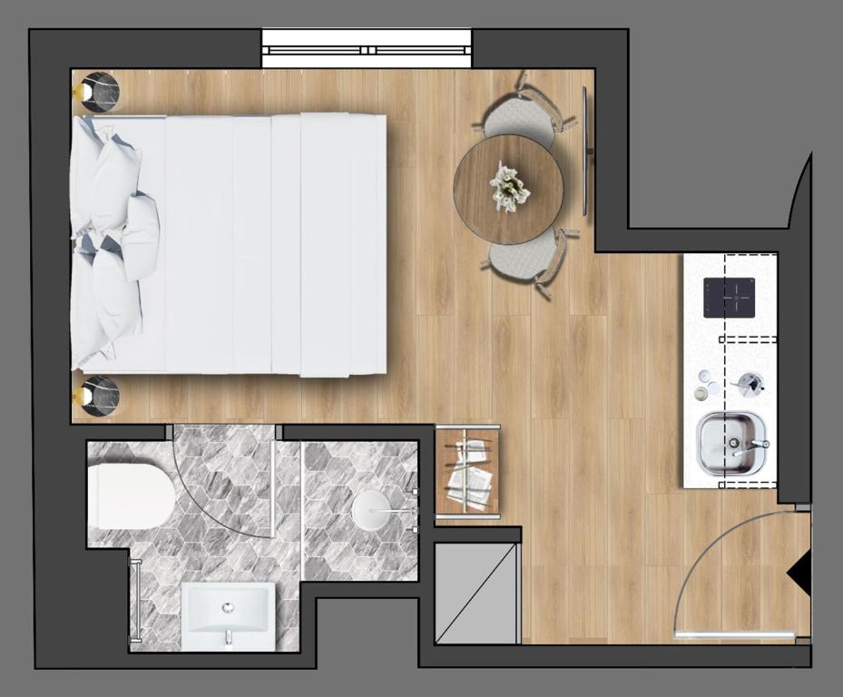 Plán poschodí v ubytovaní Syntagma Apartments by Olala Homes