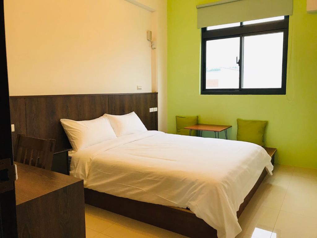 Postel nebo postele na pokoji v ubytování Moo House