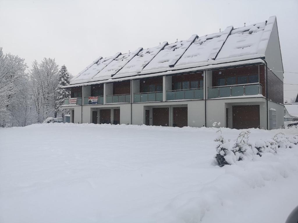Mountain Szczyrk ApArt Bratków 10A v zime