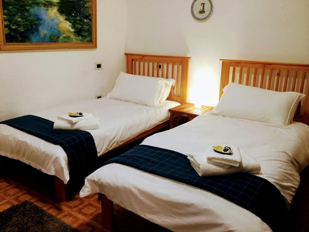 Postel nebo postele na pokoji v ubytování Apricot House