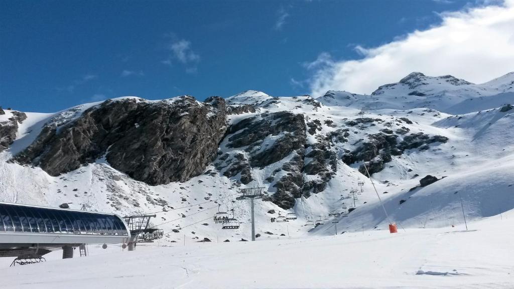 Montagne Duplex-Orelle 9 pers. avec SPA v zimě