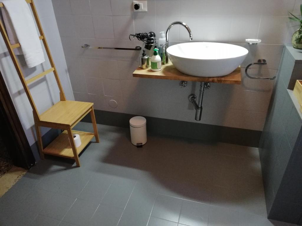 Koupelna v ubytování B&B Casa Manuela
