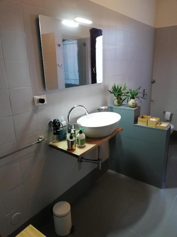 Koupelna v ubytování B&B Casa Manuela