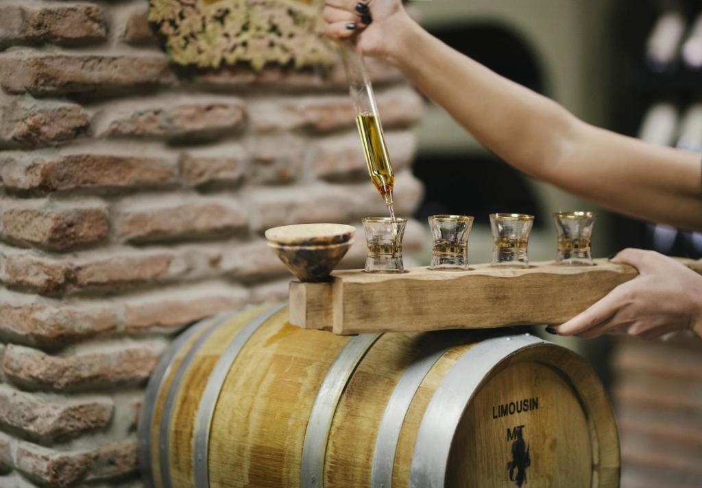 Nápoje v ubytování Vinotel Boutique Hotel