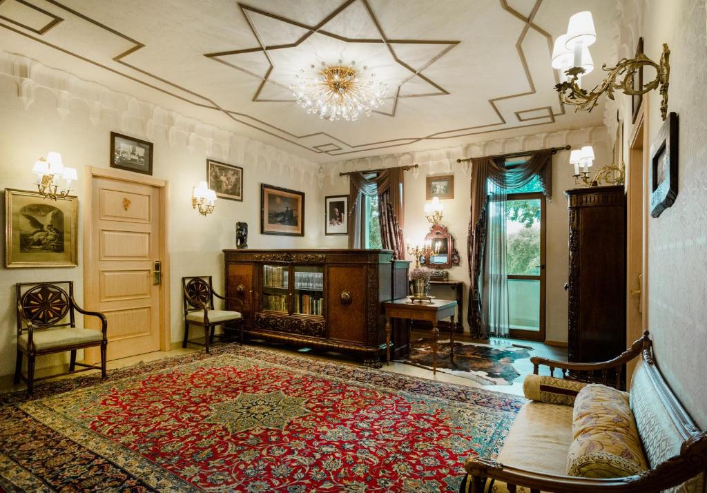 Posezení v ubytování Vinotel Boutique Hotel