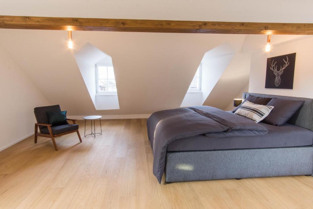 Posezení v ubytování KoBi Apartments Hirschenplatz