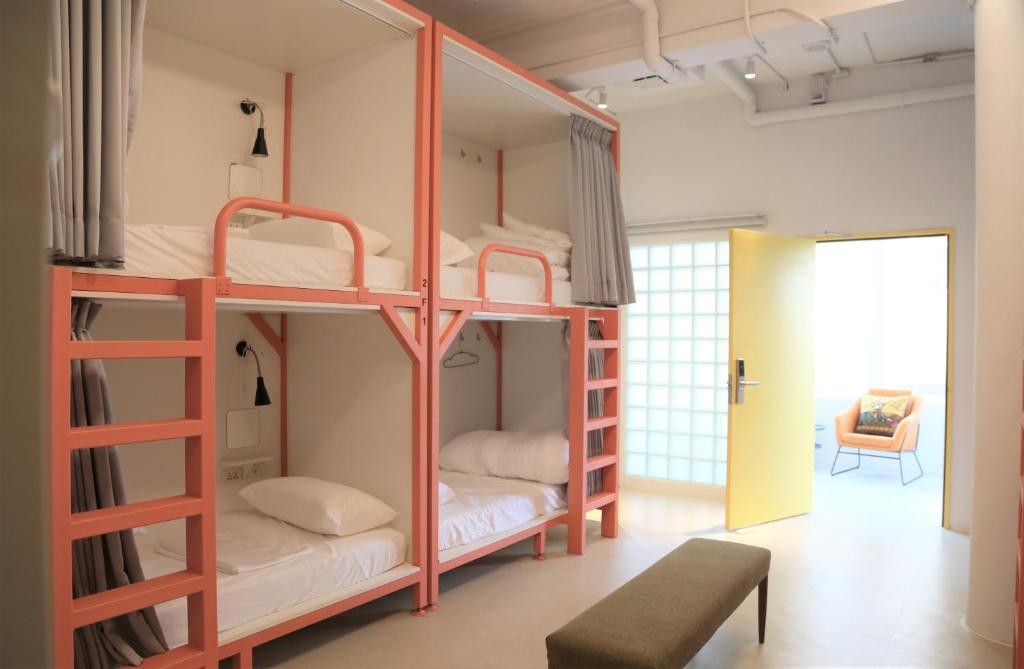 Postel nebo postele na pokoji v ubytování TG Hostel - stay together