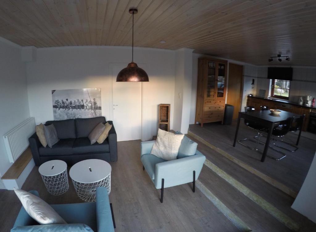 Posezení v ubytování Haus Pistenblick