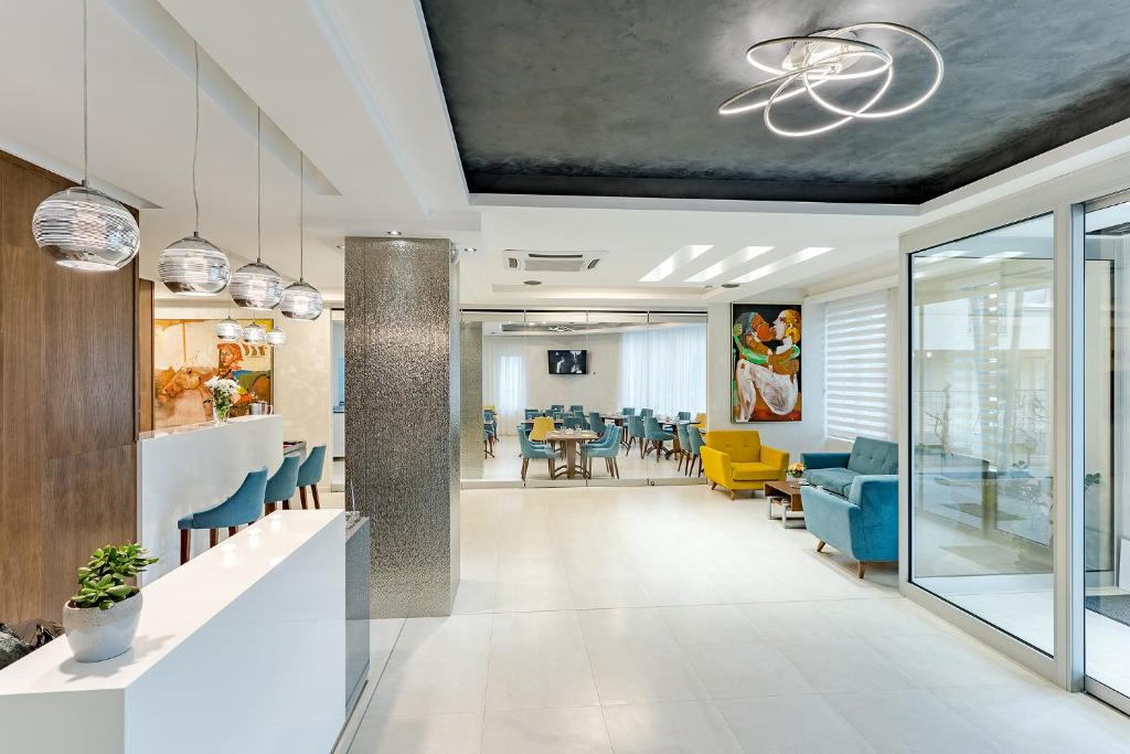 Posezení v ubytování Rubicon Garni Hotel