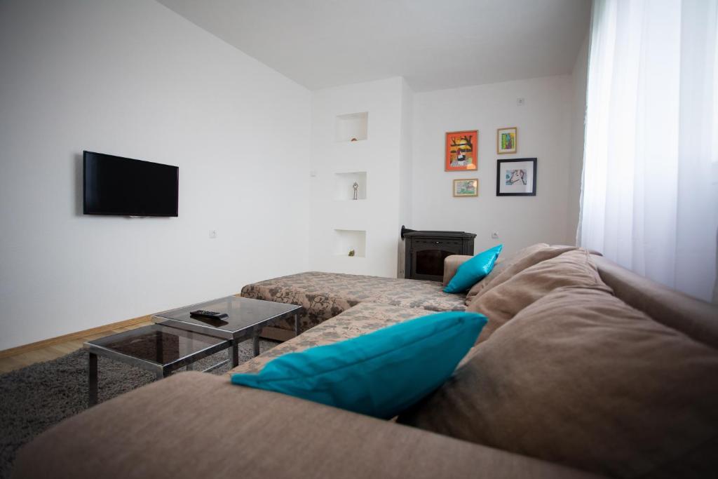 TV i/ili multimedijalni sistem u objektu Guest house PiN