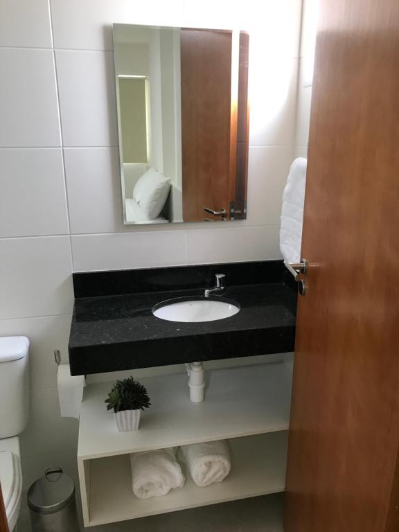 Koupelna v ubytování Apartamento Completo Jatiúca