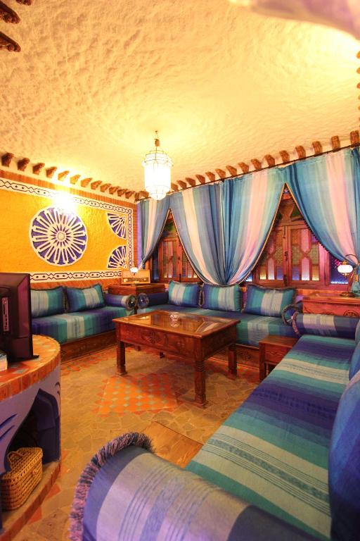 Posezení v ubytování Résidence Hoteliére Chez Aziz