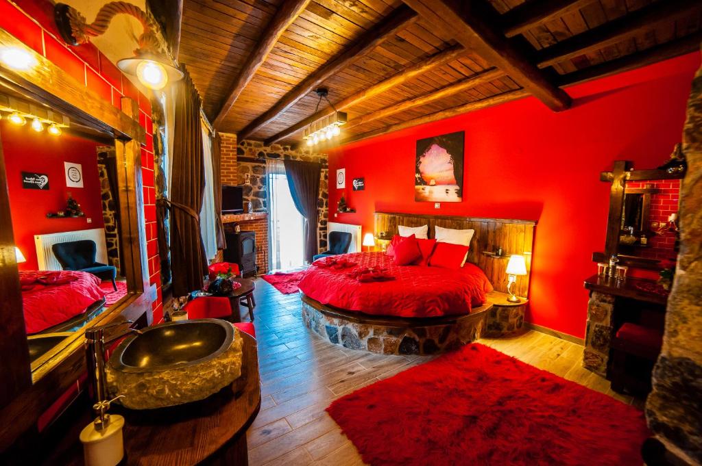 Patriko Mountain Chalet - 豪华套房 - 带水疗浴缸