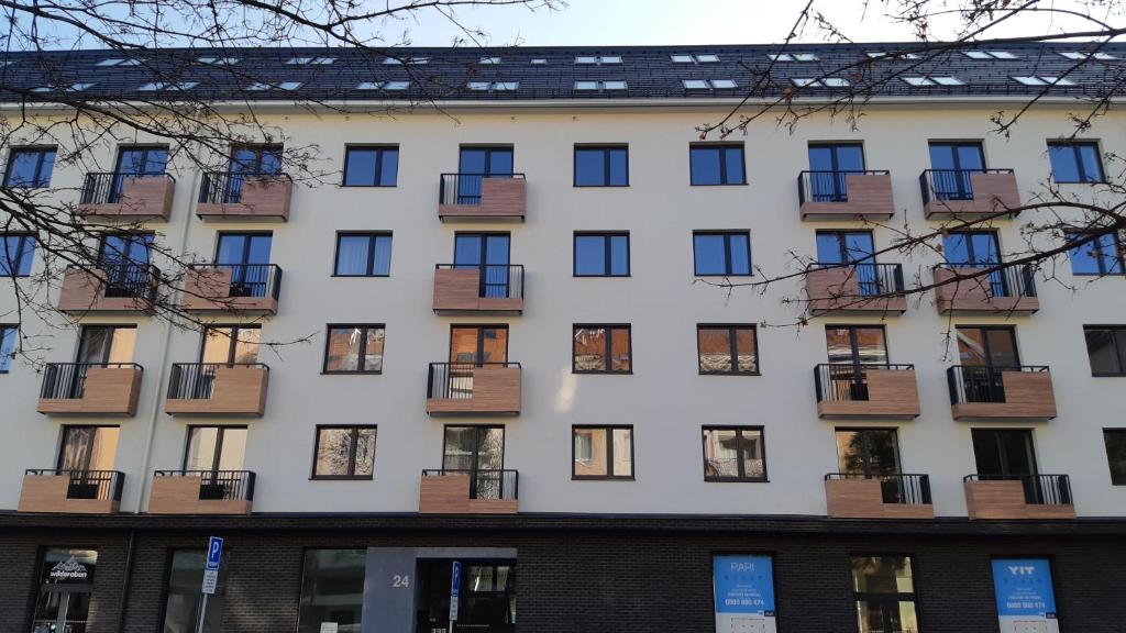Budova, kde se apartmán nachází