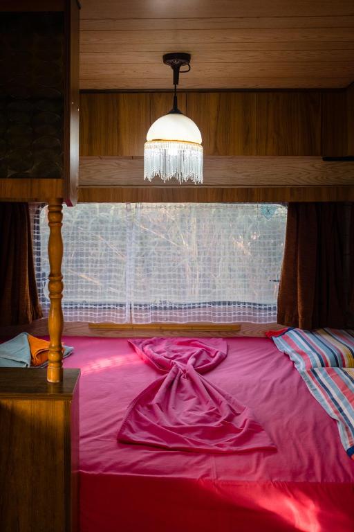 Postel nebo postele na pokoji v ubytování Camping Elizabeth