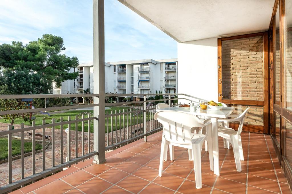 Balkón nebo terasa v ubytování Agaró Cambrils Apartments