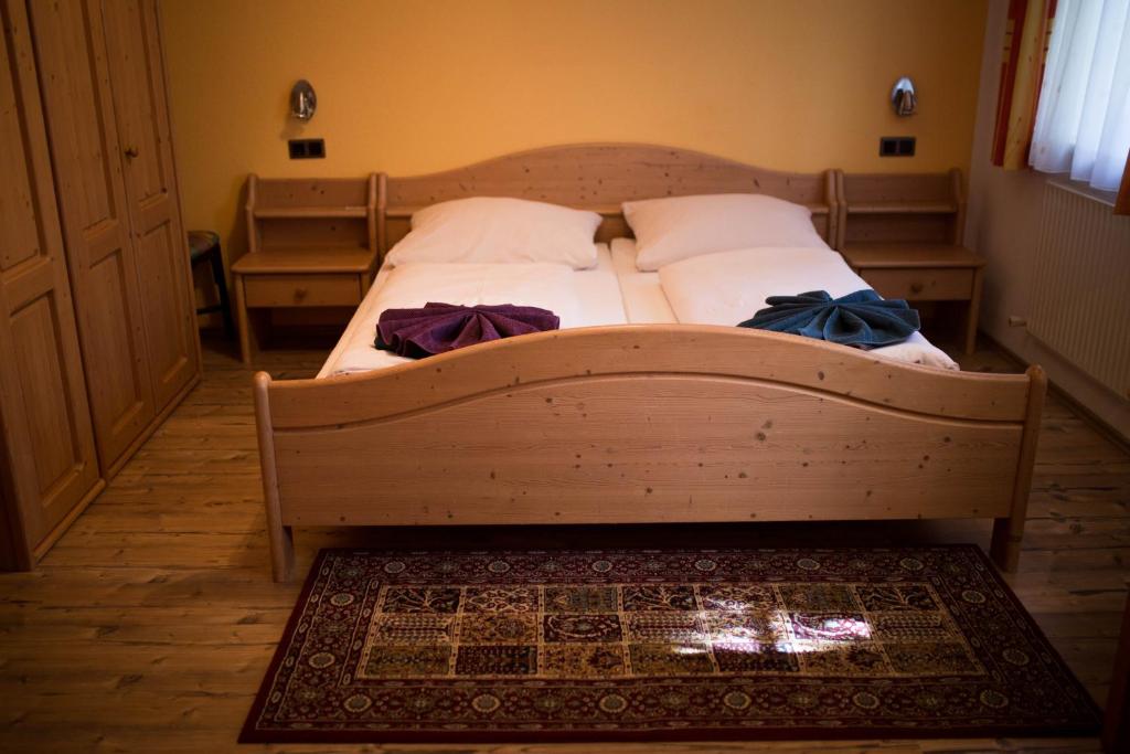 Postel nebo postele na pokoji v ubytování Landhaus Erlzette