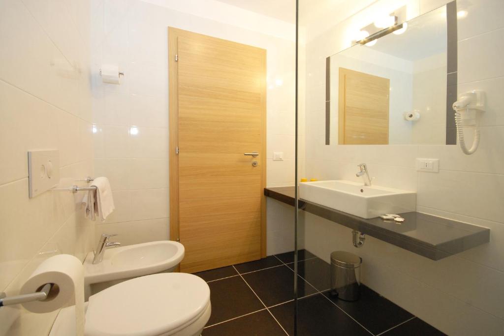 Koupelna v ubytování Hotel Feldrand