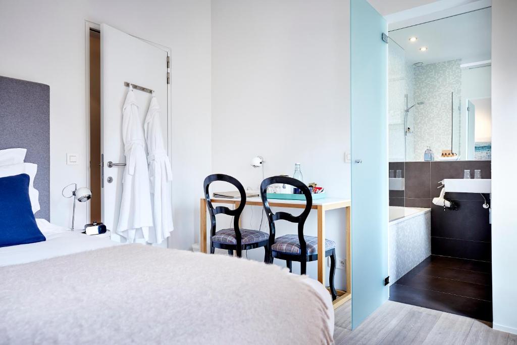Postel nebo postele na pokoji v ubytování B&B Park7 Wavre - Leuven