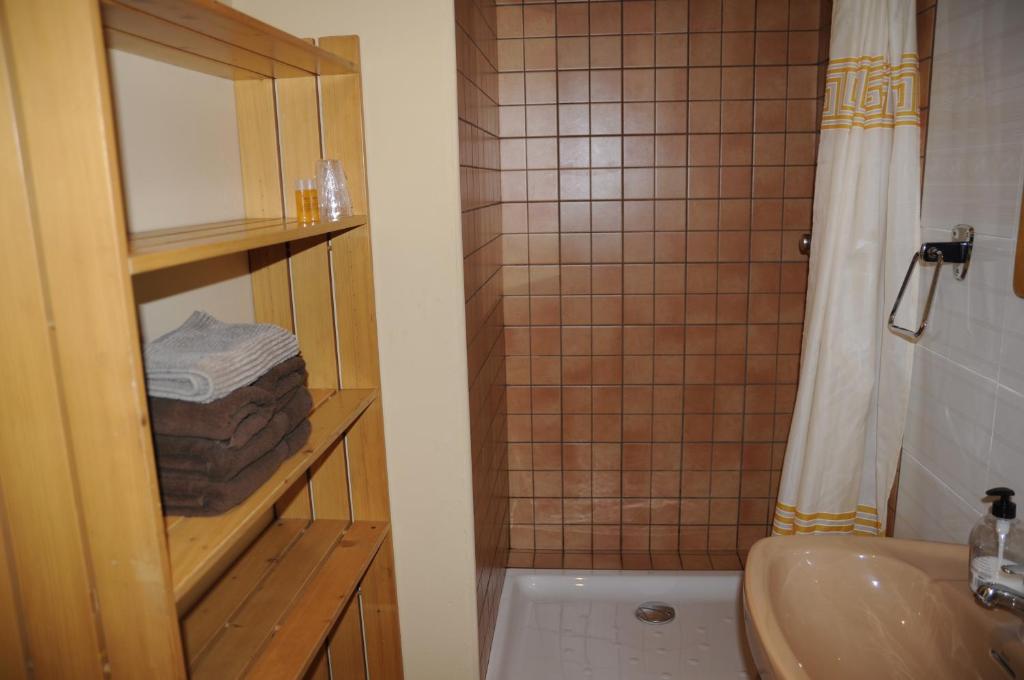 Koupelna v ubytování La Cabaña