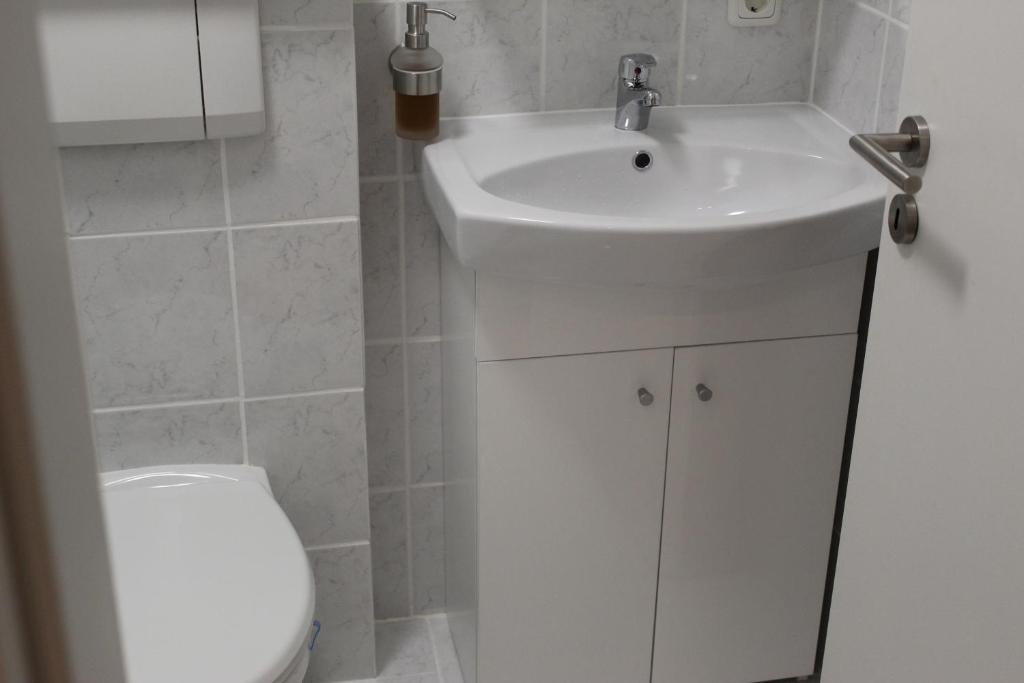 Koupelna v ubytování Appartement in Sankt Englmar mit KlimaWärmetauscher
