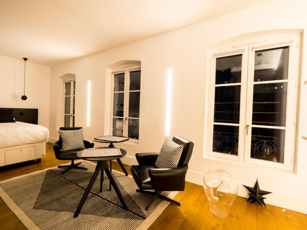 Posezení v ubytování MiHotel Vieux Lyon