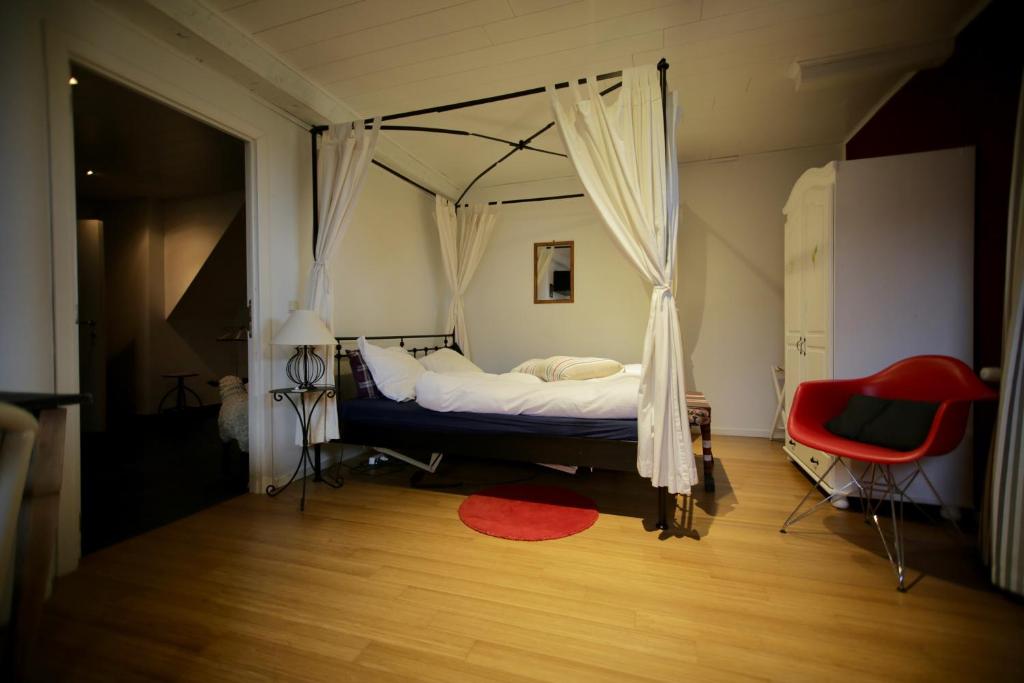 Postel nebo postele na pokoji v ubytování Barsy 34
