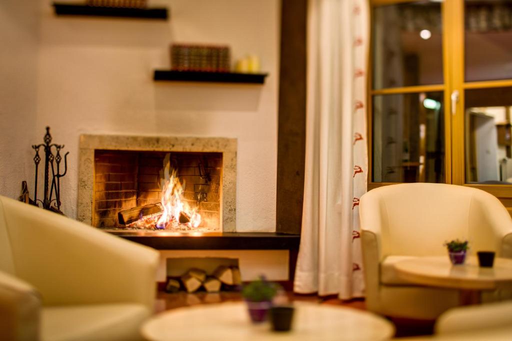 Posezení v ubytování Hotel Cristal Flumserberg