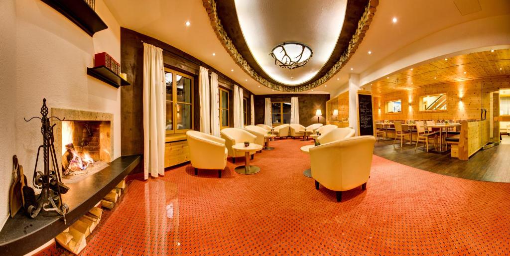 Posezení v ubytování Hotel Cristal Flumserberg