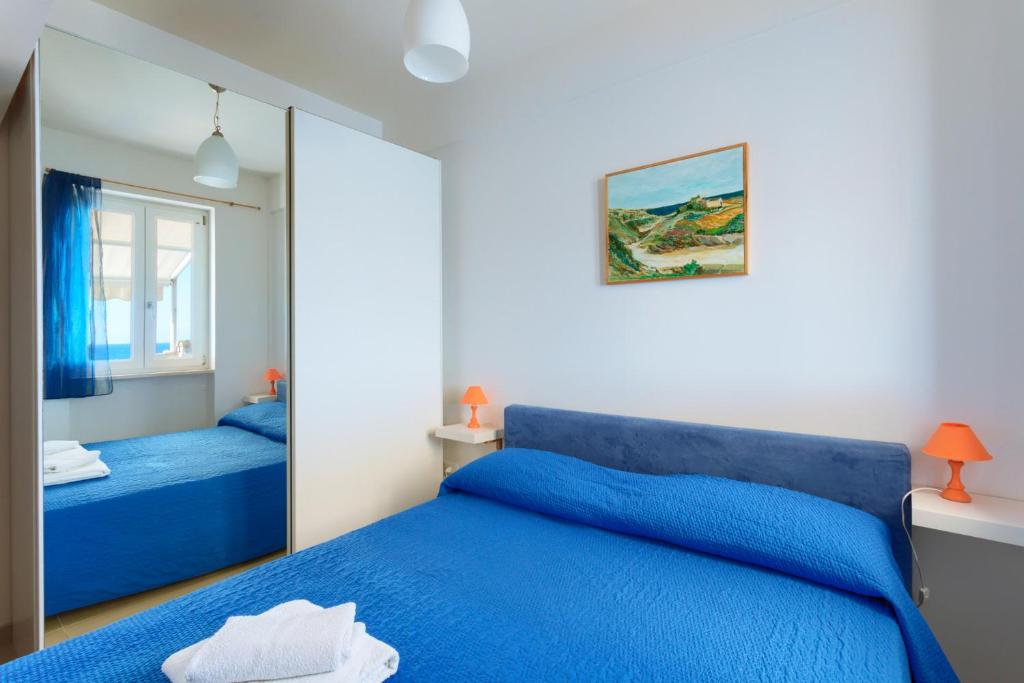 Postel nebo postele na pokoji v ubytování Marinaia - Casa Alba