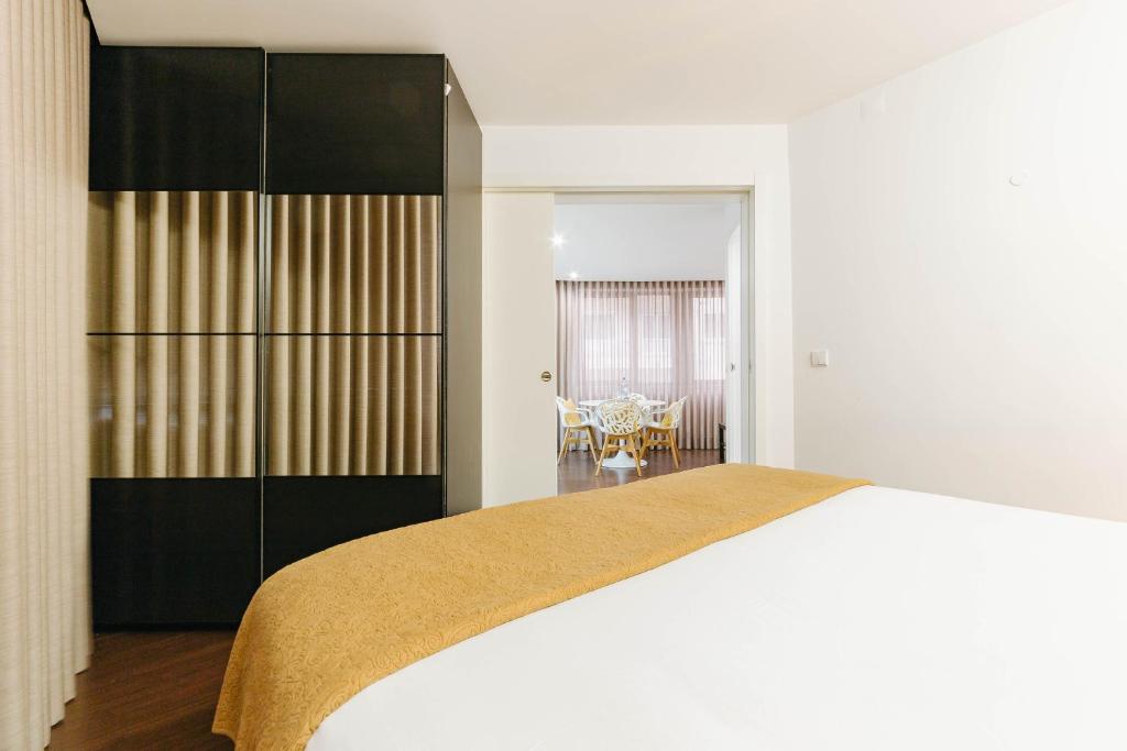 Postel nebo postele na pokoji v ubytování Lisbon Avenue Marquês - Luxury Apart