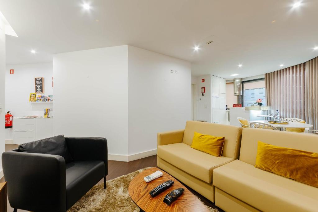 Posezení v ubytování Lisbon Avenue Marquês - Luxury Apart