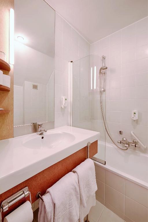 Koupelna v ubytování Hotel 't Putje