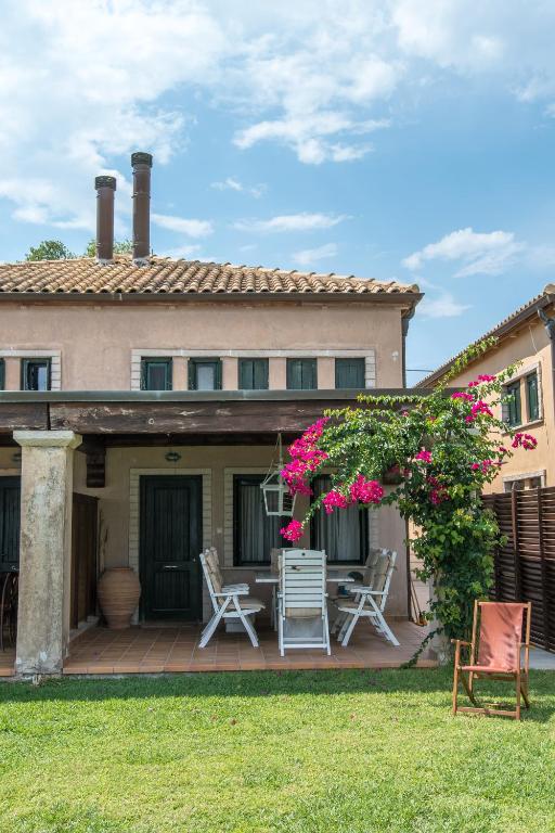 Zahrada ubytování El Mar House Parga