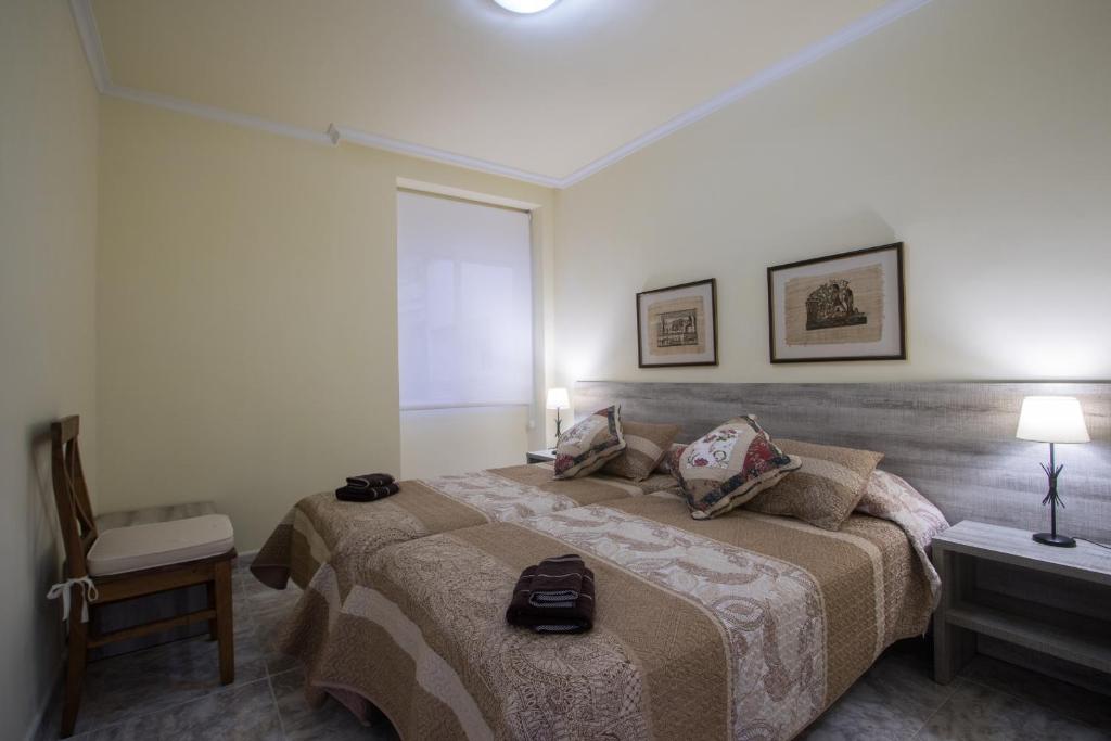Posteľ alebo postele v izbe v ubytovaní Alicante Sea View Downtown Comfort