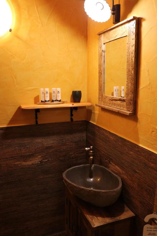 Koupelna v ubytování Gorska Reka Guesthouse
