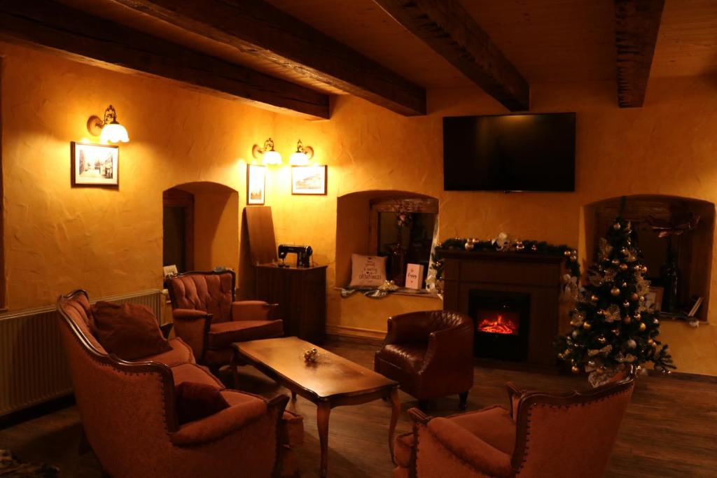 Posezení v ubytování Gorska Reka Guesthouse