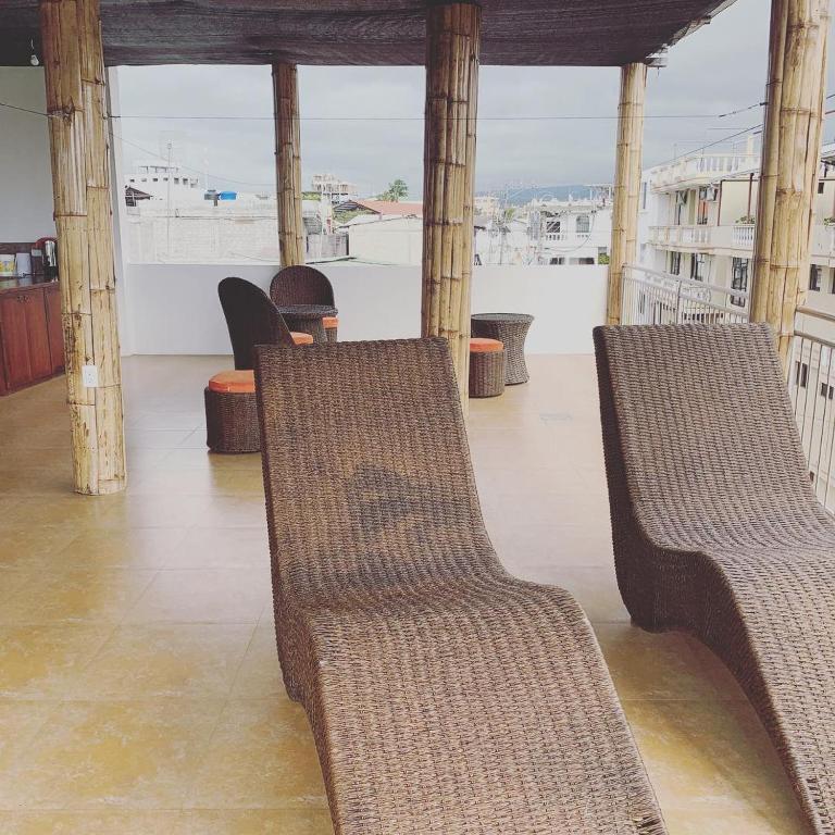Posezení v ubytování Hostal Costa del Pacifico