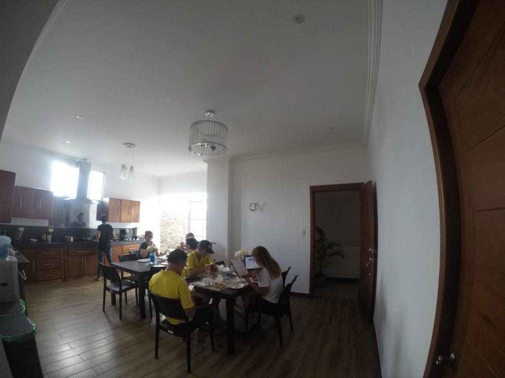 Posezení v ubytování Hostal Costa del Pacifico