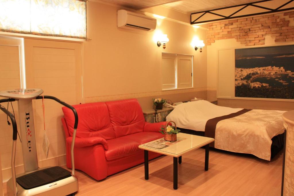 Posezení v ubytování Restay Moon Kochi (Adult Only)
