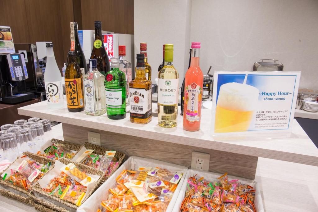 Nápoje v ubytování Kuretake-Inn Hamamatsueki Minamiguchi Premium