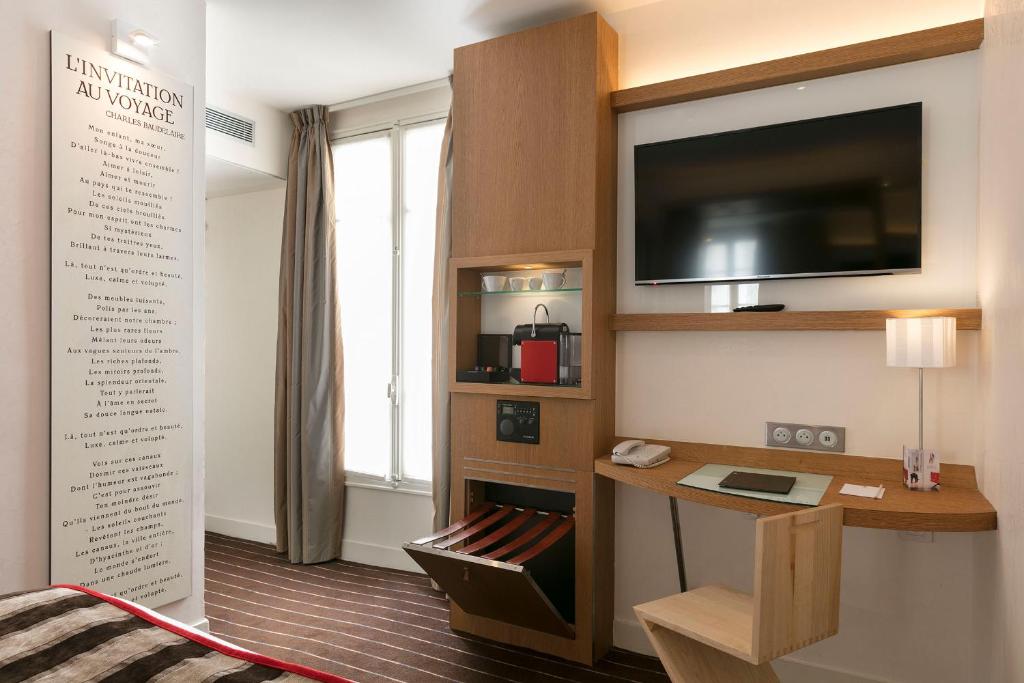 Kuchyň nebo kuchyňský kout v ubytování Select Hotel