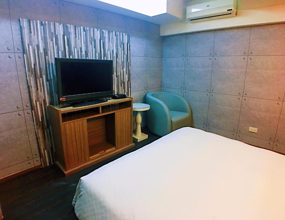 TV a/nebo společenská místnost v ubytování Love Hotel